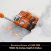 image:imageLawnMaster Brushless MX24V 12Inch Cordless Snow Shovel CLSV2412